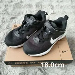 Nike ブラック スニーカー ベルクロストラップ 18.0