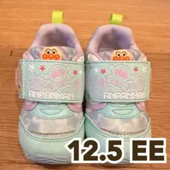 アンパンマン キッズ スニーカー 12.5cm EE 水色 ムーンスター