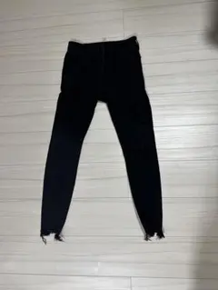 アメリカンイーグル 02 short 黒ダメージ スキニーデニム