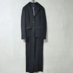レミュー ウォッシャブル パンツスーツ 9号 M 黒 背抜き ビジネス AOKIのサムネイル