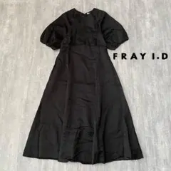 FRAY I.D レーヨンリネンボリュームスリーブワンピースのサムネイル