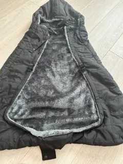 BabyHopper 黒 フリース　抱っこ紐カバー