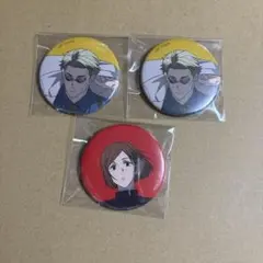 呪術廻戦 アニメーション展 缶バッジ 死滅回遊 七海建人 釘崎野薔薇