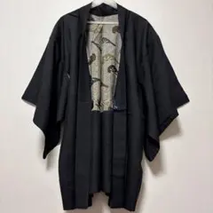 ✿黒 ✿メンズ羽織り ✿正絹