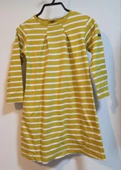 BREEZE 長袖ストライプワンピース 120