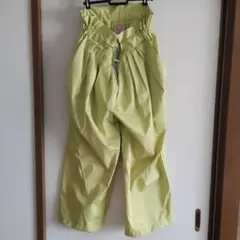 新品タグ付き☆yesyes!非非 パンツ イエロー系 ハンドメイド 作家