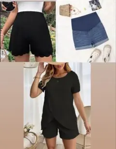 マタニティー♡マタニティ♡ショーパン♡セットアップ♡３点まとめ売り♡