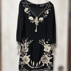 GRACE CONT INENTAL手刺繍チュニックワンピース