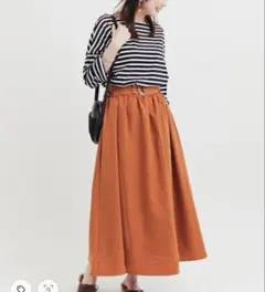 URBAN RESEARCH Sonny Labelベルト付きギャザースカート