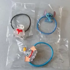 BANDAI ディズニーキャラクター Twinkleゴム 3点セット ガチャ