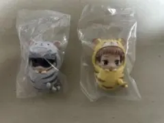 呪術廻戦 ぷにとっぷ おくるみたいがーあそーと マスコット 五条悟 虎杖悠仁