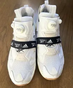 リーボック　アディダス　インスタポンプフューリーブースト 28cm ホワイト