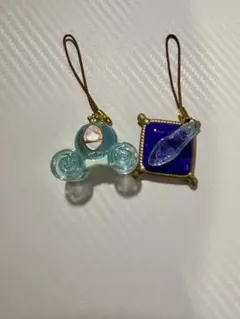 【シンデレラ】ディズニーストアシークレットストラップ　2点セット