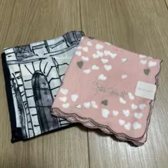 ハンカチ2枚セット　IANNE JILL