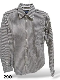 Ralph Lauren ストライプ　長袖　サイズ4 110㌢　右袖口刺繍