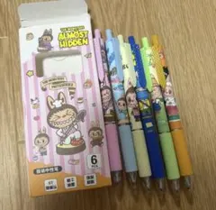 LABUBUラブブ ジェルペン 6本セット