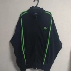 古着 90s adidas トラックジャケット 万国旗タグ