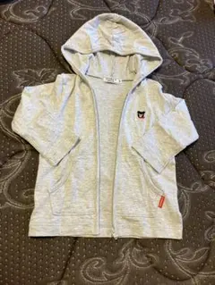 DOUBLE.B フード付きトレーナー 90サイズ グレー