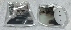 【猫　キーホルダー2個】新品