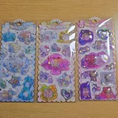 【正規品】サンリオ キラキラウォーターインシール 3枚セット