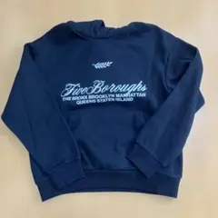 美品Five Boroughs フード付きパーカー ブラック