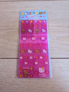 【正規品】ハローキティ タイルシール ハイビスカス 日焼けキティ