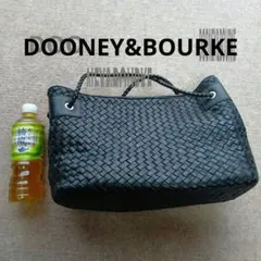 DOONEY&BOURKE 黒 編み込みハンドバッグ