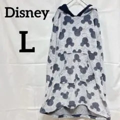 Disney 【L】ミッキーマウス フード付きチュニック ワンピース フリース
