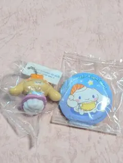 くら寿司　シナモロール　フィギュア　キーホルダー　カプチーノ　缶バッチ