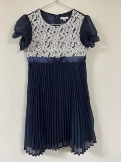 【値下げ】a.v.v. アーヴェヴェ 半袖プリーツワンピース 130cm
