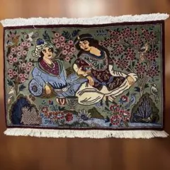ペルシャ ビジャー 絨毯 カーペット 手織り タペストリー 絵画 - メルカリ