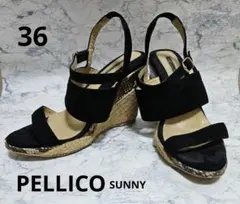 ペリーコ　ウェッジソール　パイソン