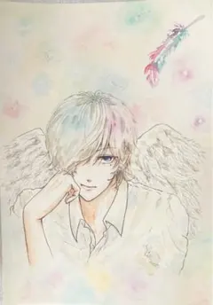 アナログイラスト　あざとい天使　習作/Study