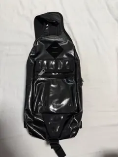 美品✨マスターピース ビームス コラボ ボディバッグ ブラック レザー 