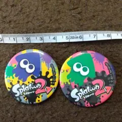 スプラトゥーン２、スプラSplatoon２缶バッチ2個セット