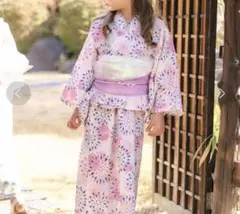 アプレレクール　浴衣　セパレート　花火　100