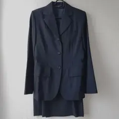 NICE CLAUP ナイスクラップ スーツ ジャケット スカート M 黒のサムネイル