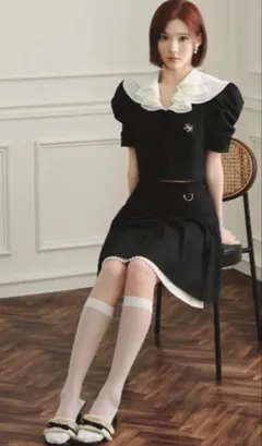 LILY BROWN×Hearts2Heartsフレアカラートップス