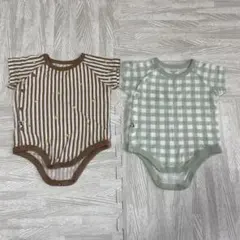 コニー　ロンパース　コットンメッシュ　6M