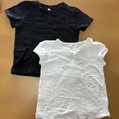 シンプルキッズTシャツ ２枚セットのサムネイル