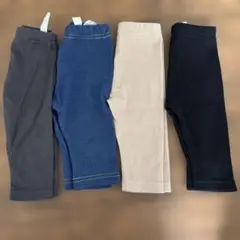 西松屋　ストレッチパンツ　60-70サイズ　4点セット