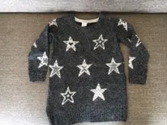 新品同様　ニットワンピース　ベビーギャップ baby gap 星　90