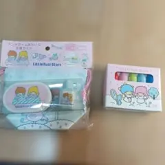 キキララ　ランチタイムみたいな文具セット　　スタンプ　セット