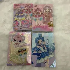 キラキラカードグミ 名探偵プリキュア アイドルプリキュア 4枚 ミスティック