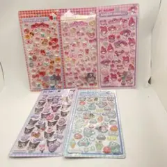 正規品 サンリオ 第二弾 ボンボンドロップシール5種セット②