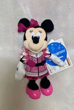 クラブマウスビート　ミニー　ぬいぐるみバッジ　ぬいば　ディズニーランド