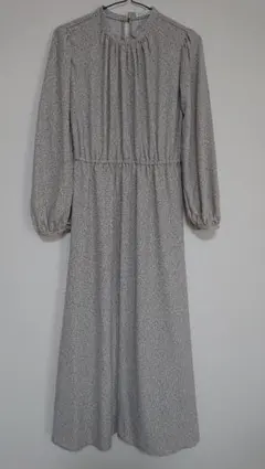 earth music & ecology フラワープリント ロングワンピース