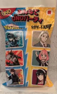 ハッピーセット玩具　UNO 僕のヒーローアカデミア