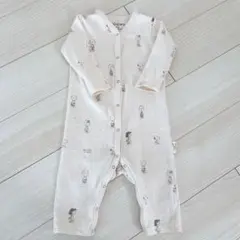 【ジェラートピケ】スヌーピー PEANUTS ロンパース （ベージュ）