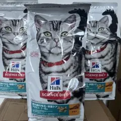 Hill's Science Diet キャットフード ドライ 1-6歳✖️3袋
